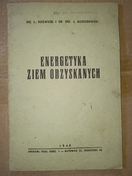 Energetyka ziem odzyskanych 1948 rok.