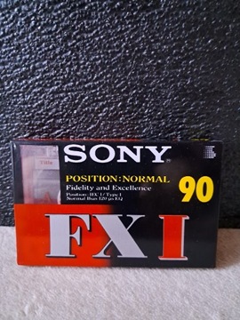 Kaseta magnetofonowa SONY FX I 90, 1995r