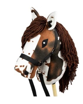 Hobby horse Skippi  koń na kiju - srokaty