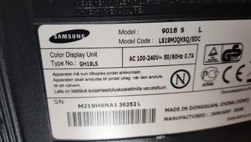Monitor 19" Samsung 
