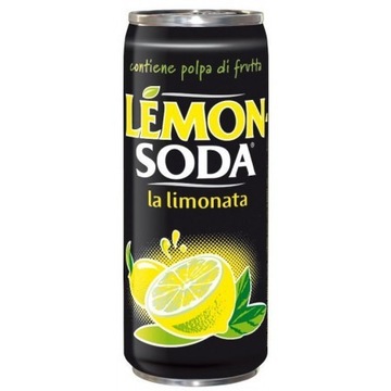 LEMON-SODA - włoski napój cytrynowy 330ml x 24szt 