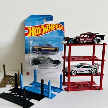 Stojak na samochody auta resoraki typu HotWheels