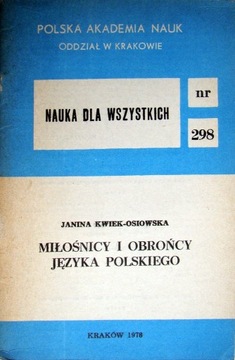 Miłośnicy i obrońcy języka polskiego