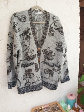 Sweter kardigan marki Zara 