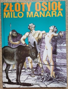 Złoty osioł - Milo Manara - duży format st.idealny