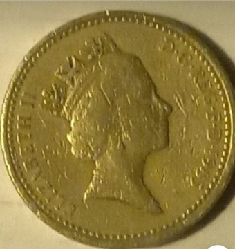 one Pound 1985 Elizabeth II 