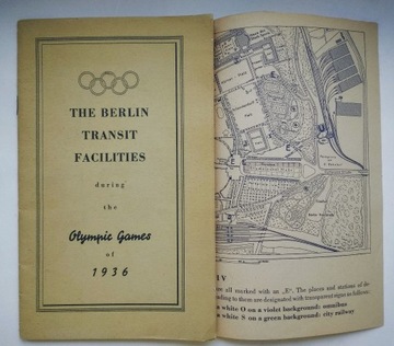 The Berlin Olympic Games 1936 Transport Facilities