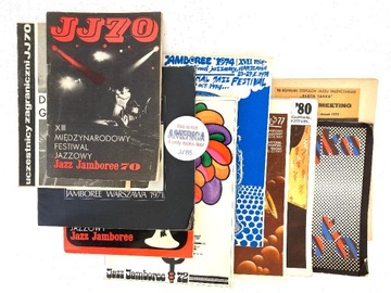 Program Jazz Jamboree, lata 70. + przypinka