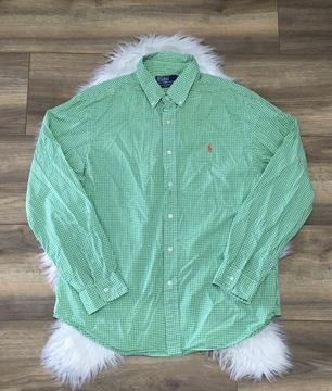 Zielona koszula w karę Polo Ralph Lauren XL
