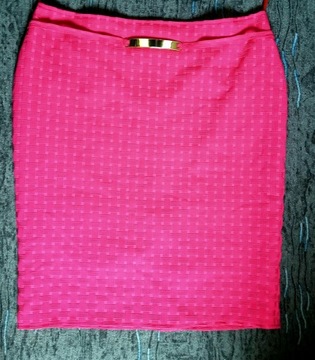 Luiza różowa elegancka spódniczka r. 48