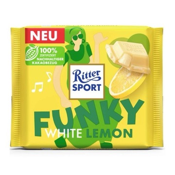 Ritter Sport Funky - White Lemon 100g DE