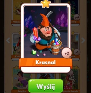 Krasnal Coin Master karta