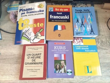 nauka języka francuskiego zestaw 6 książek
