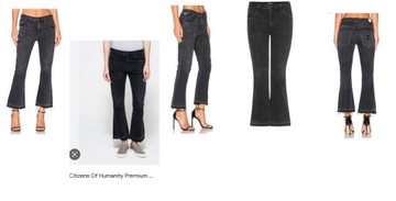 citizens of humanity cropped flare jeans