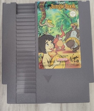 Jungle Book Nintendo NES PAL Unikat label po angielsku