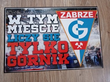 Vlepka a4 Górnik Zabrze GKS Katowice  