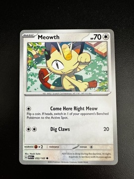 Karta Pokemon Meowth 052/151 MEW 151