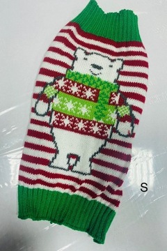 Sweterek świąteczny dla psa rozm. S różne wzory