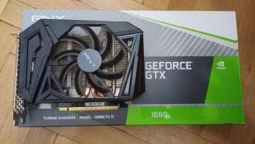 Karta graficzna GEFORCE  GTX 1660 6gb pny