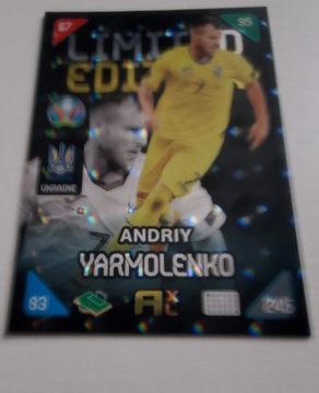 Panini EURO 2020 KICK OFF 2021 LIMITED Yarmolenko 