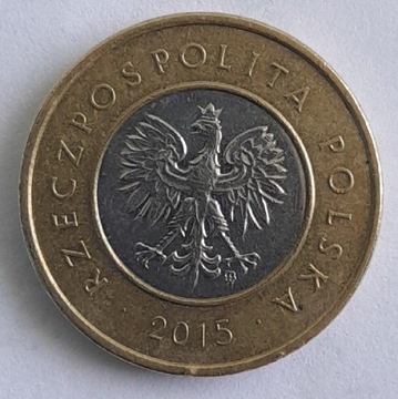 2 zł 2015 r - 2zl 2015r moneta 2 złote 2015 rok
