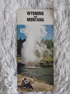 Wyoming and Montana 1977 mapa informator