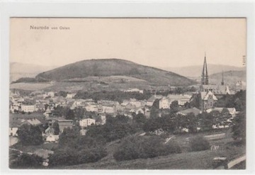 NOWA RUDA Neurode panorama 1908 bahnpost