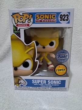 Funko pop Super Sonic 923 Chase Specjal Edition 