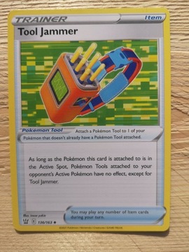 Karty pokemon Trener Tool Jammer 136/163