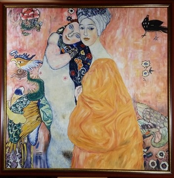 Obraz wg Gustava Klimta "Przyjaciółki"
