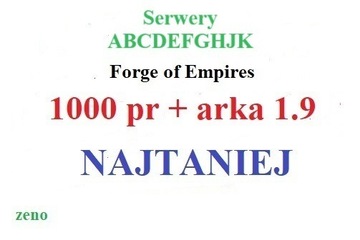 Forge of Empires 1000 Punktów Rozwoju Wrzutki 