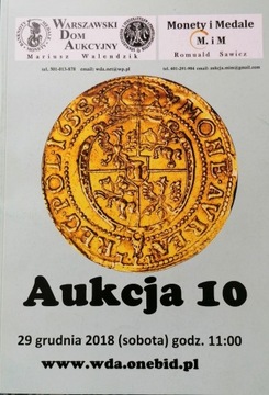 Aukcja nr) 10 2019 rok WDA