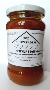 Pikantny ketchup z dyni domowy 370 ml słoik