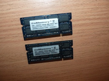 Pamięć ram 4 gb ddr2 667 mhz 2 x 2gb