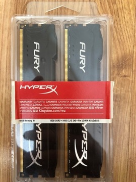 Pamięć RAM DDR3 HyperX 16GB 1600MHz CL10 Fury