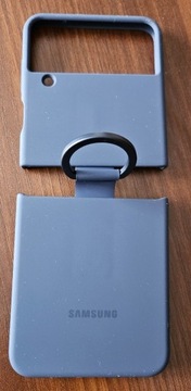Oryginalne Etui Samsung Z Flip4 Ring Granatowe