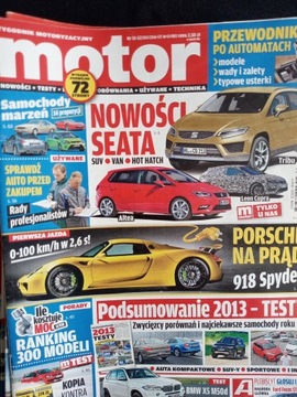 Czasopismo Motor 2013 (46 Egzemplarzy)
