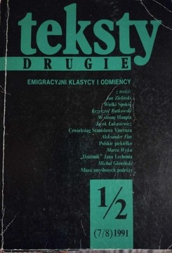 "Teksty Drugie" 1991, nr 1/2