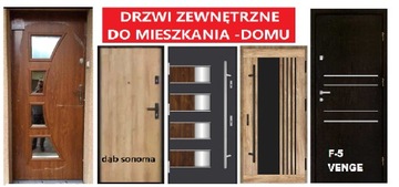 Drzwi wejściowe zewnętrzne do mieszkania w bloku