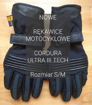 Cordura Ultra III Tec, Rękawice motocyklowe  S/M