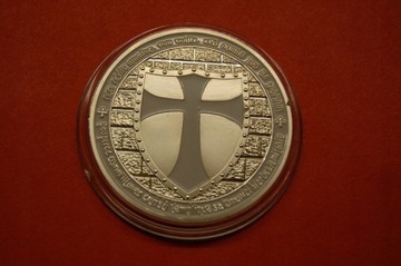Moneta Kolekcjonerska Krzyż Templariuszy Biały