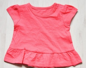 TU - nowa bluzeczka różowa dla noworodka, 0-3 mies