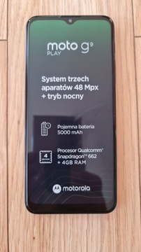 Atrapa telefonu Motorola G9 Play
