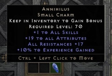 D2R Diablo 2 Resurrected Anni Annihilus LADDER S6