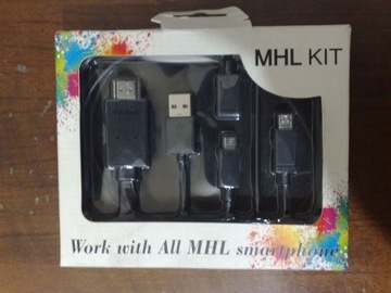 Adapter MHL do HDMI, 5-Pin/11-Pin, 2m - nowy
