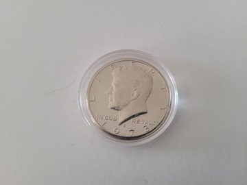 Half Dollar, 50C, Kennedy, 1973 rok, miedzionikiel