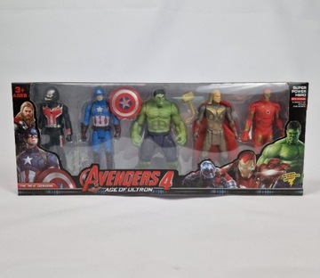 Figurki Avengers 5szt 15cm Zestaw
