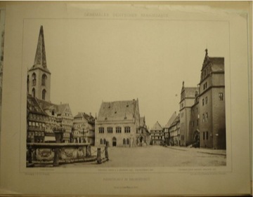 Renesansowy Rynek Halberstadt,  1880  rok