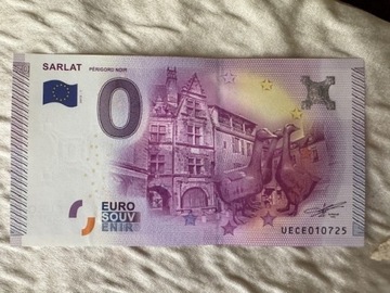 Bardzo rzadki banknot SARLAT Gęsi 2015  0 euro 