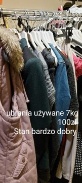 7kg odzieży używanej 